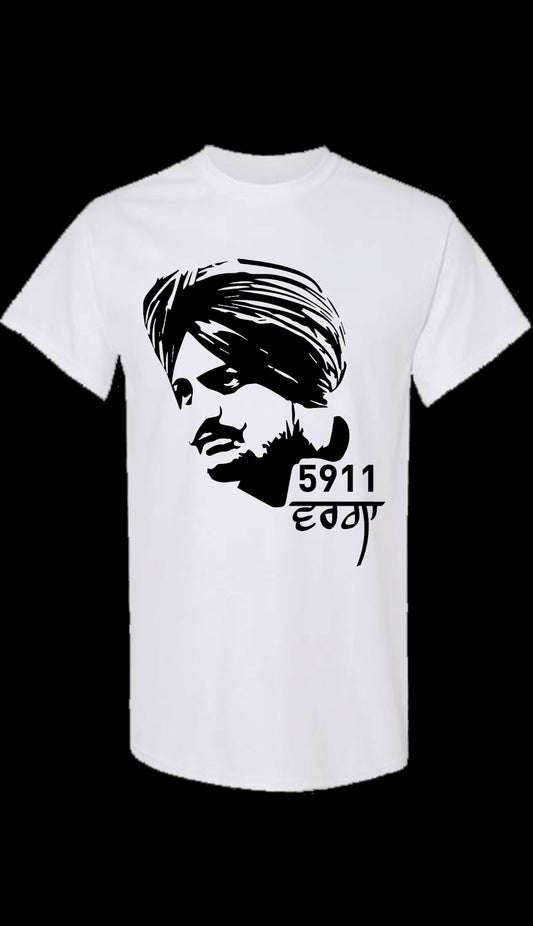 5911 Sidhu Mosse Wala T-Shirt. Punjabi T-shirts.