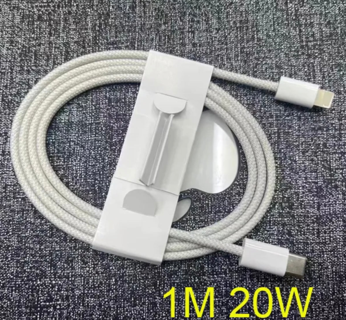 20W Fast Charging Wire Nylon Braided Type-C to Lightning Cable
