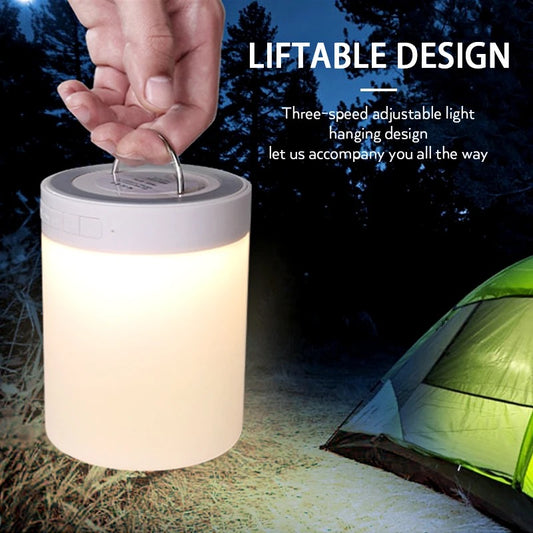 Portable Music Player Wireless USB Handsfree stereo Bluetooth speaker, Camping light