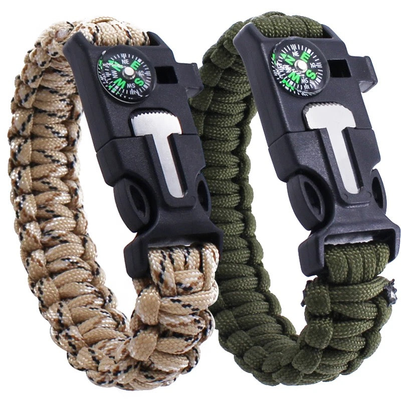 Multifunction Survival 550 LBS Tactical Paracord Bracelet for Outdoor Camping