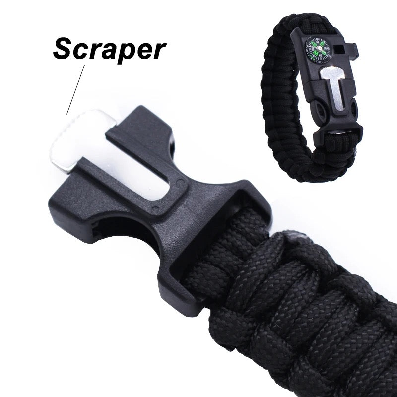 Multifunction Survival 550 LBS Tactical Paracord Bracelet for Outdoor Camping