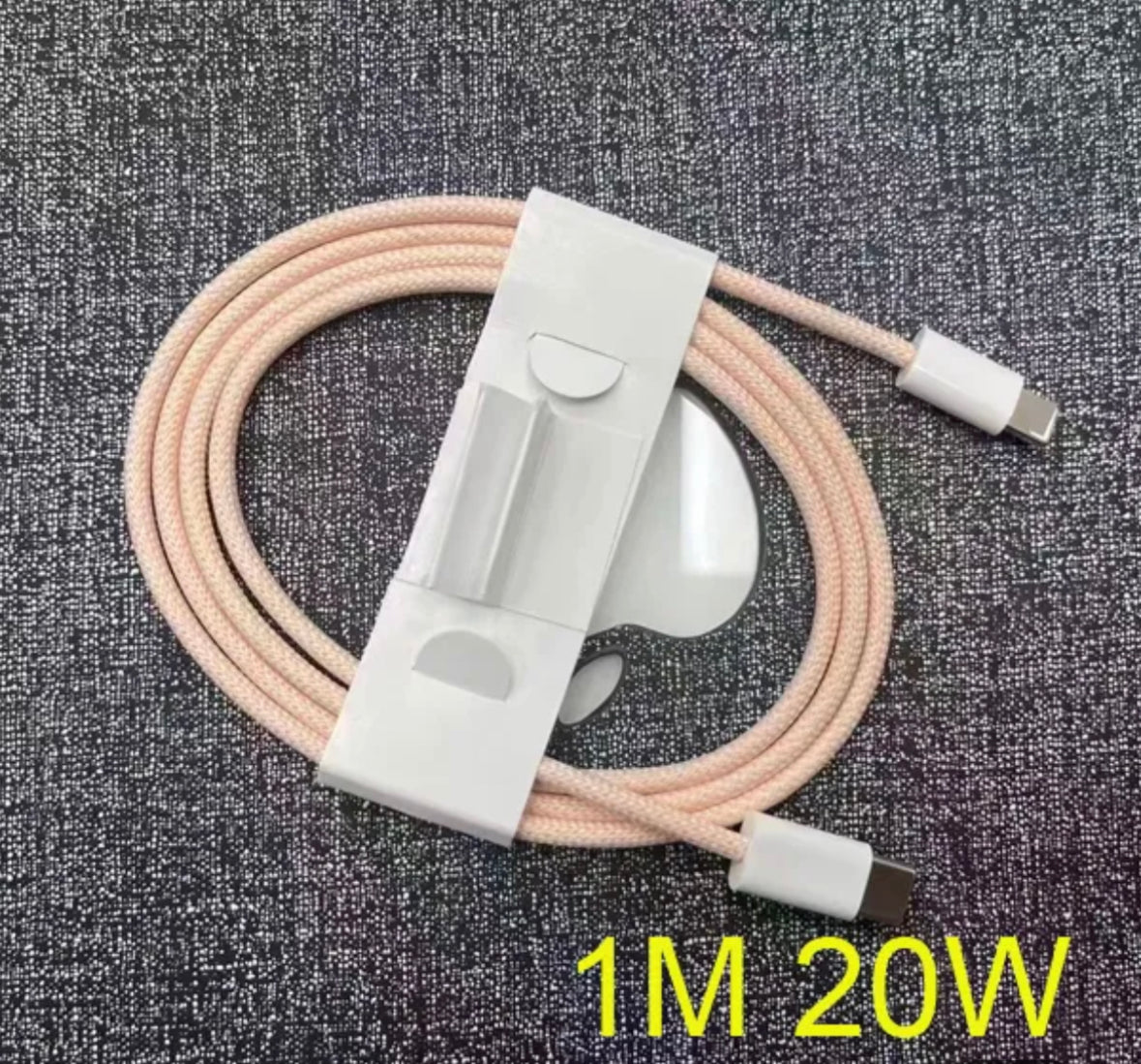 20W Fast Charging Wire Nylon Braided Type-C to Lightning Cable